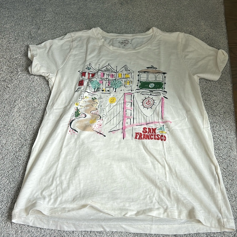J Crew graphic Tee